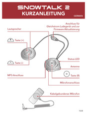 Sena SNOWTALK 2 Kurzanleitung