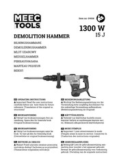 Meec tools 011638 Bedienungsanleitung