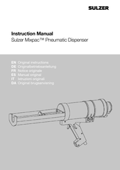 Sulzer Mixpac T2 Serie Originalbetriebsanleitung