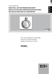 Helios RVMD 400/24 V Montage- Und Betriebsvorschrift