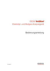 IDEXX VetStat Bedienungsanleitung