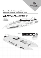 ProBoat Miss Geico 17 Bedienungsanleitung