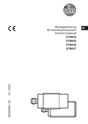 ifm DTM434 Montageanleitung