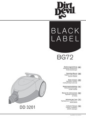Dirt Devil BG72 Bedienungsanleitung