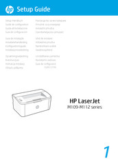 HP LaserJet M112 Serie Installations-Handbuch