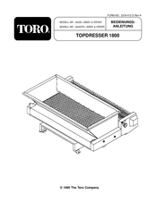 Toro TOPDRESSER 1800 Bedienungsanleitung