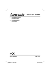 hanseatic RM 51/2 RA-E Originalbetriebsanleitung
