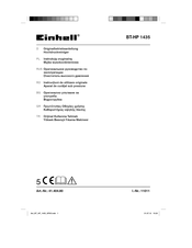 EINHELL 41.404.80 Originalbetriebsanleitung