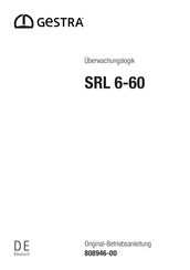 Gestra SRL 6-60 3 Originalbetriebsanleitung