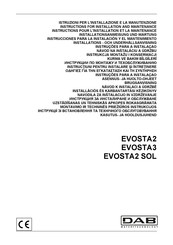 DAB EVOSTA3 Installationsanweisung Und Wartung