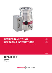 Pfeiffer Vacuum HIPACE 60 P Betriebsanleitung