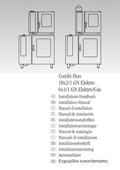 Rational Combi-Duo 10 2/1 GN Serie Installations-Handbuch