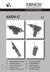 ABNOX AXDV-C3 Originalbetriebsanleitung