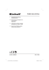 EINHELL TE-MX 1600-2 CE Originalbetriebsanleitung