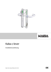 Kaba c-lever Installationsanleitung