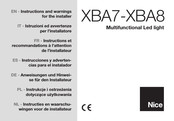 Nice XBA8 Anweisungen Und Hinweise Für Den Installateur