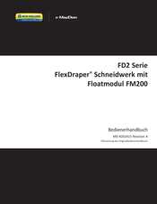 MacDon FlexDraper FD2 Serie Bedienerhandbuch