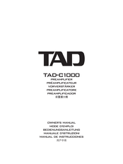 TAD C1000 Bedienungsanleitung