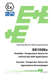 E+E Elektronik EE100Ex Bedienungsanleitung