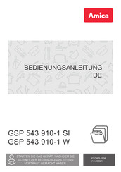 Amica GSP 543 910-1 SI Bedienungsanleitung