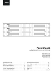 Bose PSX1204D Installationsanleitung