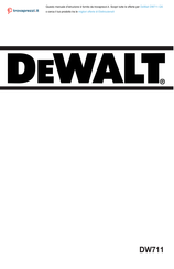 Dewalt DW711-QS Bedienungsanleitung