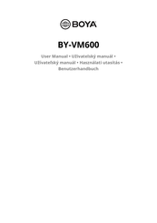 Boya BY-VM600 Benutzerhandbuch