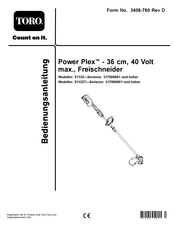Toro Power Plex 51132 Bedienungsanleitung
