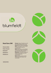 Blumfeldt 10032458 Bedienungsanleitung