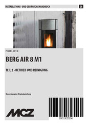 MCZ BERG AIR 8 M1 Installations- Und Gebrauchshandbuch