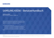 Samsung KIOSK KMC-W Benutzerhandbuch