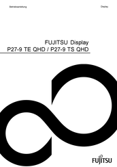 Fujitsu P27-9 TE QHD Betriebsanleitung