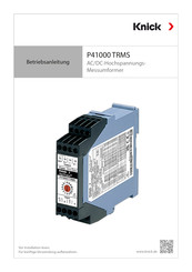 Knick P41000 TRMS Betriebsanleitung