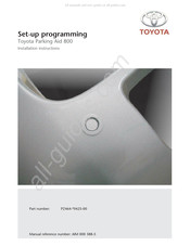 Toyota PZ464- 0425-00 Serie Programmierung