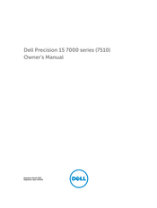 Dell Precision 15 7000 Serie Bedienungsanleitung