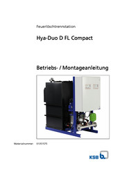 KSB Hya-Duo D FL Compact Betriebs-/Montageanleitung