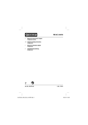 Robust RB-AC 230/50 Originalbetriebsanleitung