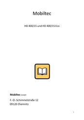 MobilTec HD 400/15 Bedienungsanleitung