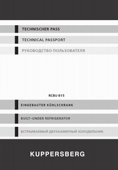 Kuppersberg RCBU 815 Technischer Pass