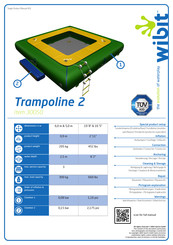 wibit Trampoline 2 Bedienungsanleitung