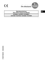 IFM Electronic ClassicLine AC505A Betriebsanleitung