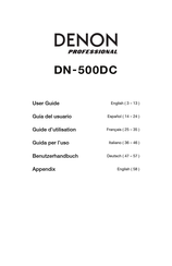 Denon DN-500DC Benutzerhandbuch