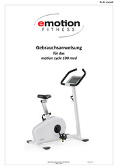 emotion fitness motion cycle 100 med Gebrauchsanweisung