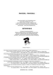 RAVAGLIOLI RAV535-L Originalanleitung
