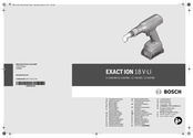 Bosch EXACT ION 18 V-LI 12-450 WK Originalbetriebsanleitung