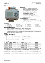 Vector TCI-C25-0 Bedienungsanleitung