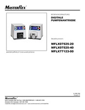Masterflex MFLX77123-00 Bedienungsanleitung