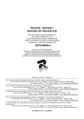 RAVAGLIOLI RAV535 ILB Originalanleitung