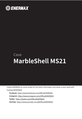 ENERMAX MarbleShell MS21 Bedienungsanleitung