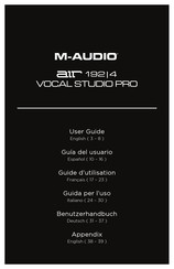 M-Audio AIR 192-4 Benutzerhandbuch